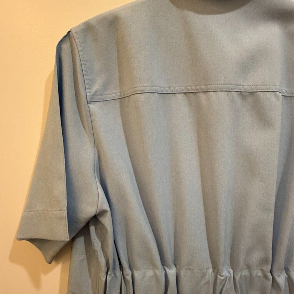 Acne Studios Light Blue Oversized Belted Shirt Dress Size S — Minimalist Scandi - Picture 6 of 8